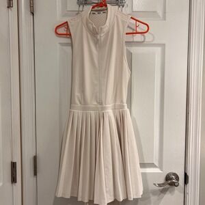 Prince Pickleball‎ Sleeveless Zip Up Pleated Skort Dress
